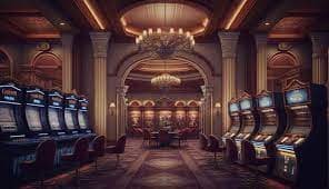 Dealer profesional membagikan kartu di studio live Infinite Blackjack